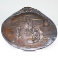 RAR: vide-poche japonez. metaloplastie Rimpa. perioada Edo cca 1850